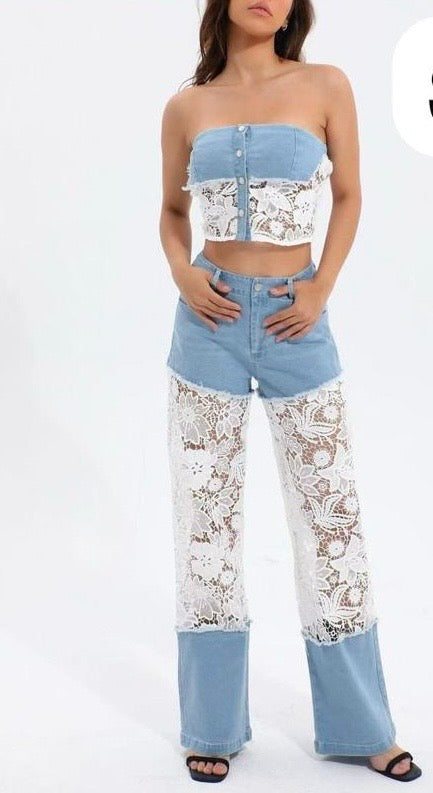2 piece set strech