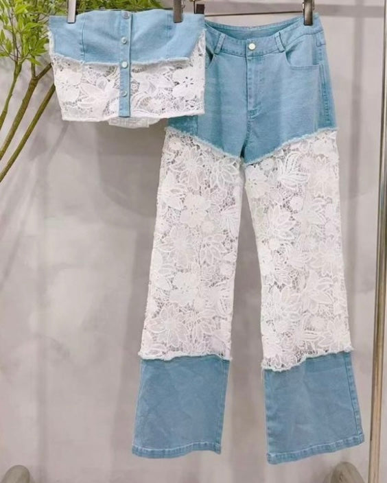 2 piece set strech